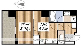 フェリーチェ国立【7階】の間取り