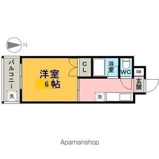 愛和九大前ビル【303号室】の間取り