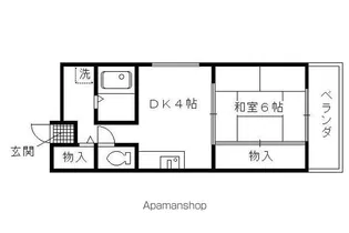 ニューシャトー西洞院【301号室】の間取り