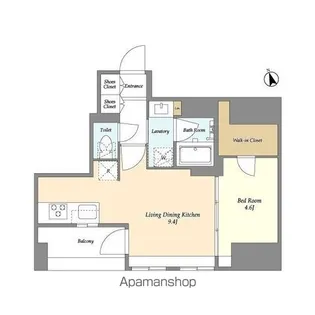 MODIER GINZA EAST【3階】の間取り