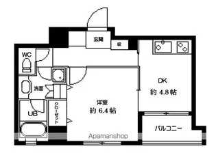 ラクラス田原町【2階】の間取り