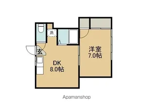 芝原荘【D号室】の間取り