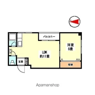 IーCOURT平野元町【3階】の間取り