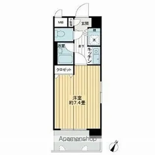 ライオンズプラザ博多駅南【8階】の間取り