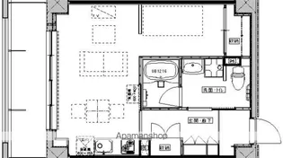 PAL CITY【404号室】の間取り
