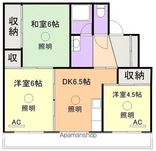 80HILLS八代Ⅱ【2階】の間取り