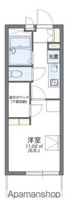 レオパレスソフィア【4階】の間取り