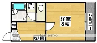OSAKA万代東【3階】の間取り