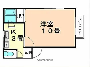 スカイヴィレッジ【203号室】の間取り