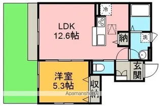 クレール・シャンブルⅠ【1階】の間取り