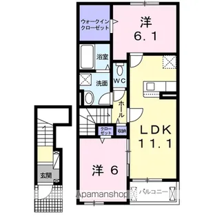 ハーモニーⅠ【2階】の間取り