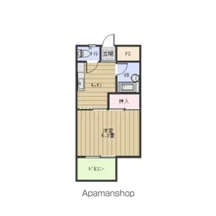 シャトー新樹【2階】の間取り