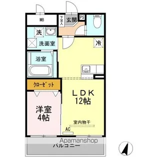 PLACE72【1階】の間取り