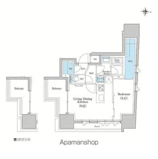 スタイリオ蒲田WEST【3階】の間取り