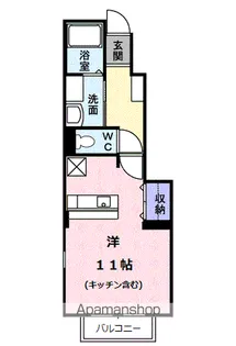 ルーセント【1階】の間取り