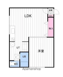 ラ・フォーレ美沢【302号室】の間取り