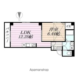 プレシア千葉中央【1階】の間取り