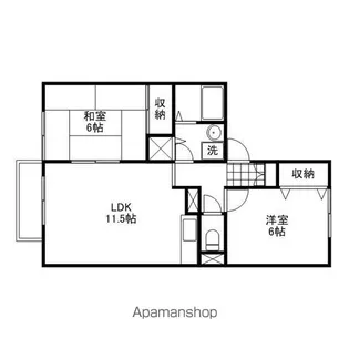 オルテンシア【1階】の間取り