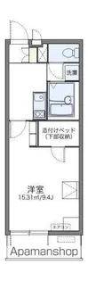 レオパレスソレーユⅢ【4階】の間取り