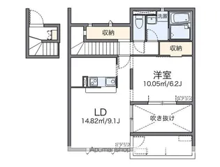 レオネクストティーダ【2階】の間取り
