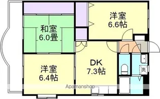 アプランドルⅢ【4階】の間取り
