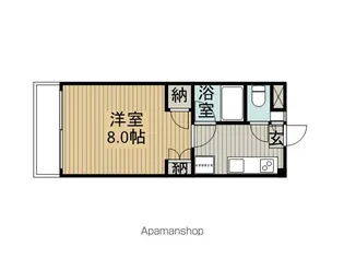 ハイツスターライト【202号室】の間取り