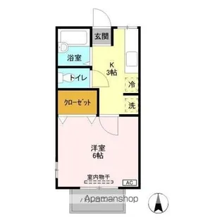 シティハイム藤【2階】の間取り