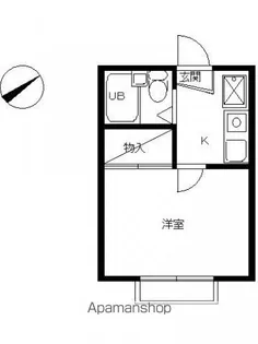 スカイピア二子新地【206号室号室】の間取り