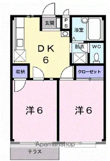 シティハイツ佐藤A【1階】の間取り