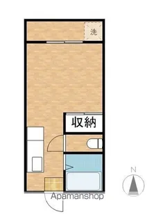アルフォンス清水Ⅱ番館【4階】の間取り