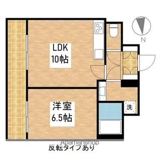 スタジオスクエア泉【7階】の間取り