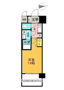 スプランディッド放出【2階】の間取り