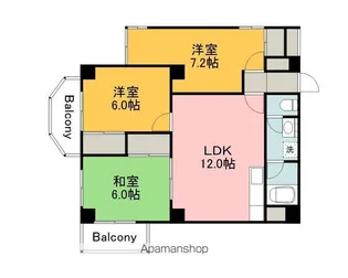 第2古江グリーンハイツ【3階】の間取り