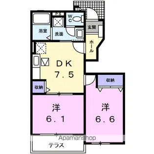 アバンツァート T【1階】の間取り