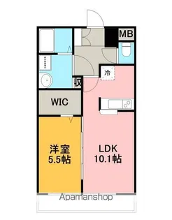 セレスト【4階】の間取り