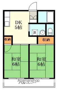 セジュール伊勢田【205号室】の間取り