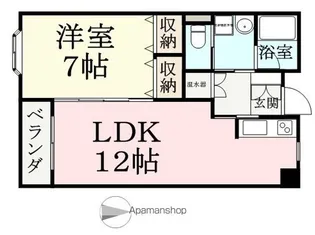 シャンテタカセ【101号室】の間取り