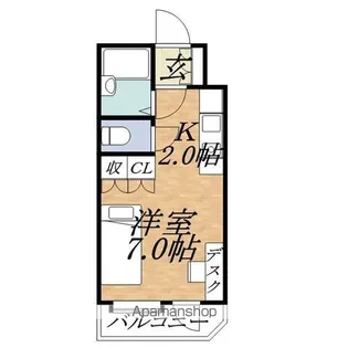 アン・セリジェ弐番館【9階】の間取り