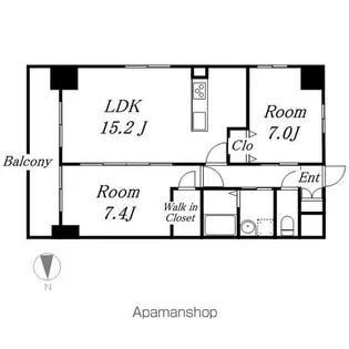 LIVE FLAT上前津(旧GRANDUKE上前津)【5階】の間取り