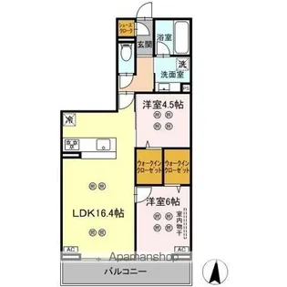 ローテ ベルク【2階】の間取り