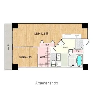 メゾンエンリッチ【4階】の間取り