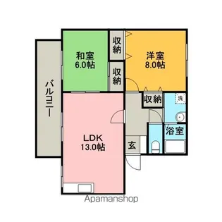 パークアベニュー【1階】の間取り