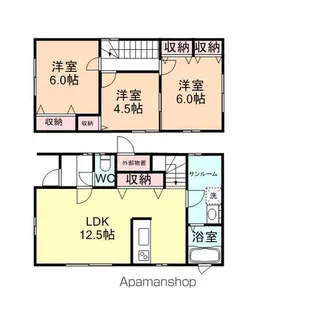 フルール【1号室】の間取り