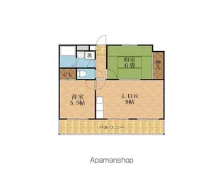 メゾンコトブキ新森【3階】の間取り