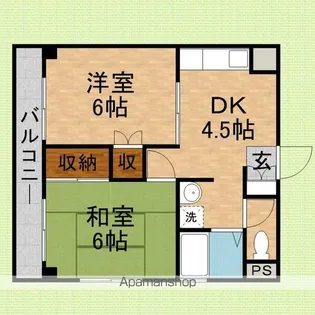 ラポール志木【301号室】の間取り