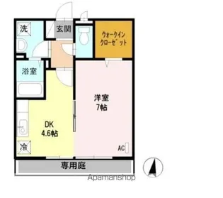 リースランド伊都 Ⅱ【1階】の間取り