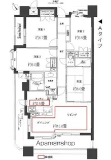 レジディア泉【5階】の間取り
