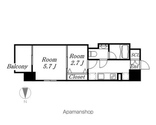 ブランシエスタ泉【4階】の間取り