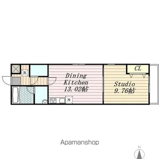 メゾンダジュール15番館【3階】の間取り