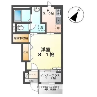 サンモール中島C【1階】の間取り